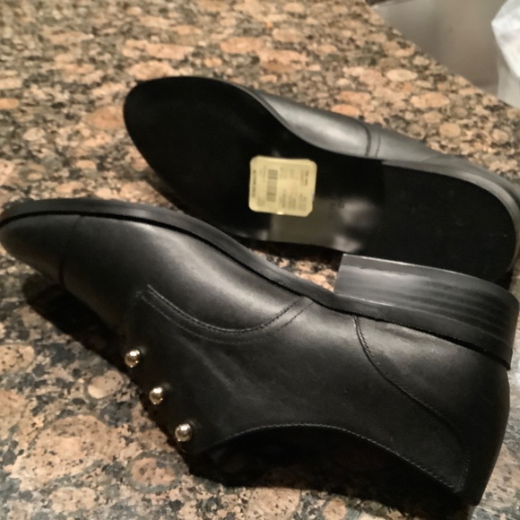 Nine West Size 8 Black Leather Shoes NWT - Picture 4 of 6